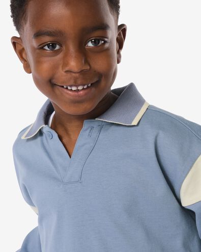 polo pour enfant bleu bleu - 30746214BLUE - HEMA