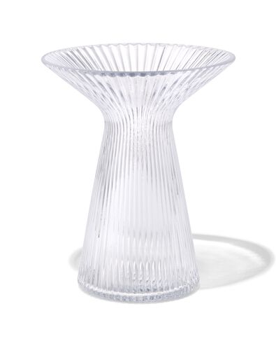 vase à collerette verre Ø4x22 - 13323136 - HEMA