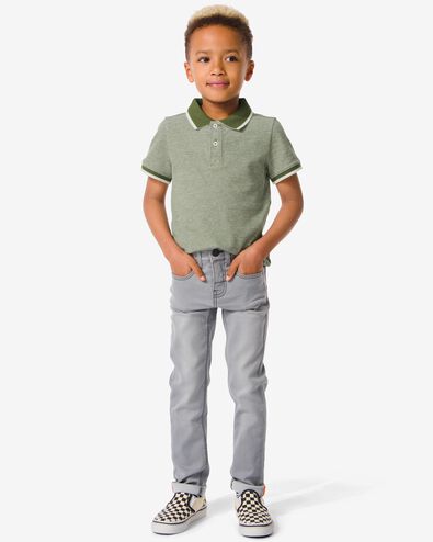 kinder broek jogdenim skinny fit grijs grijs - 1000028292 - HEMA