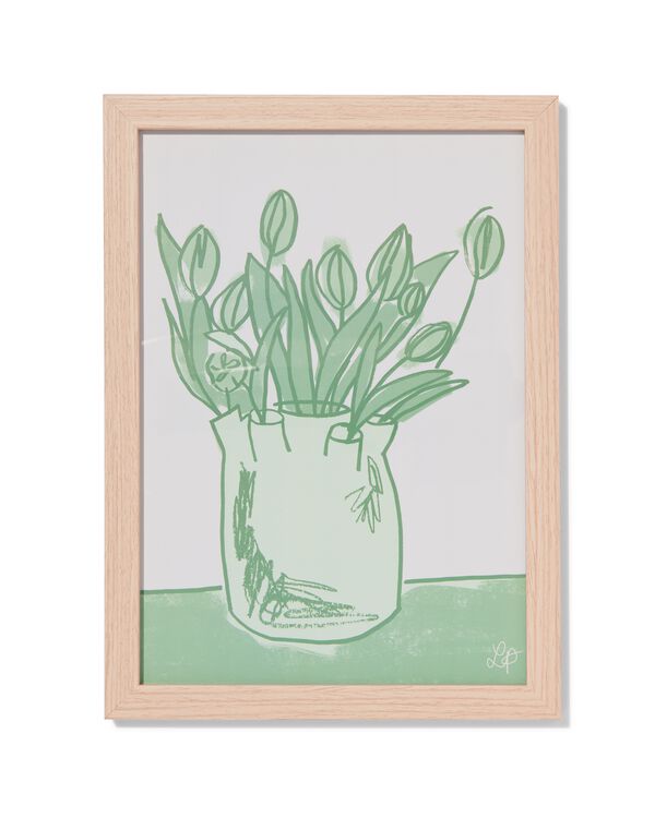 cadre photo bois A4 naturel bois A4 - 2000000417 - HEMA