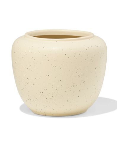 cache-pot ⌀16x13,4 cm c&eacute;ramique mouchet&eacute;e sable - 13325018 - HEMA