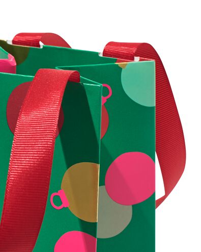 sac &agrave; vin 10,5x36x10,5 cm boules de No&euml;l - 25700104 - HEMA