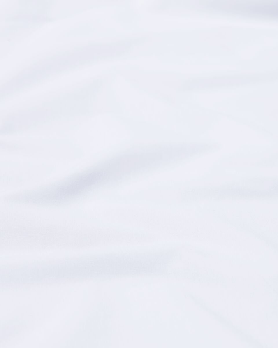 drap-housse fente 180x200 percale de coton blanc 10cm blanc 180 x 200 - 5110004 - HEMA