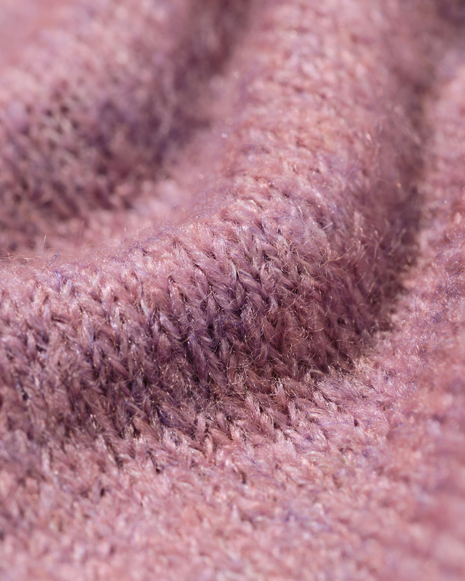 damesvest Lana fijngebreid paars - 36302580PURPLE - HEMA