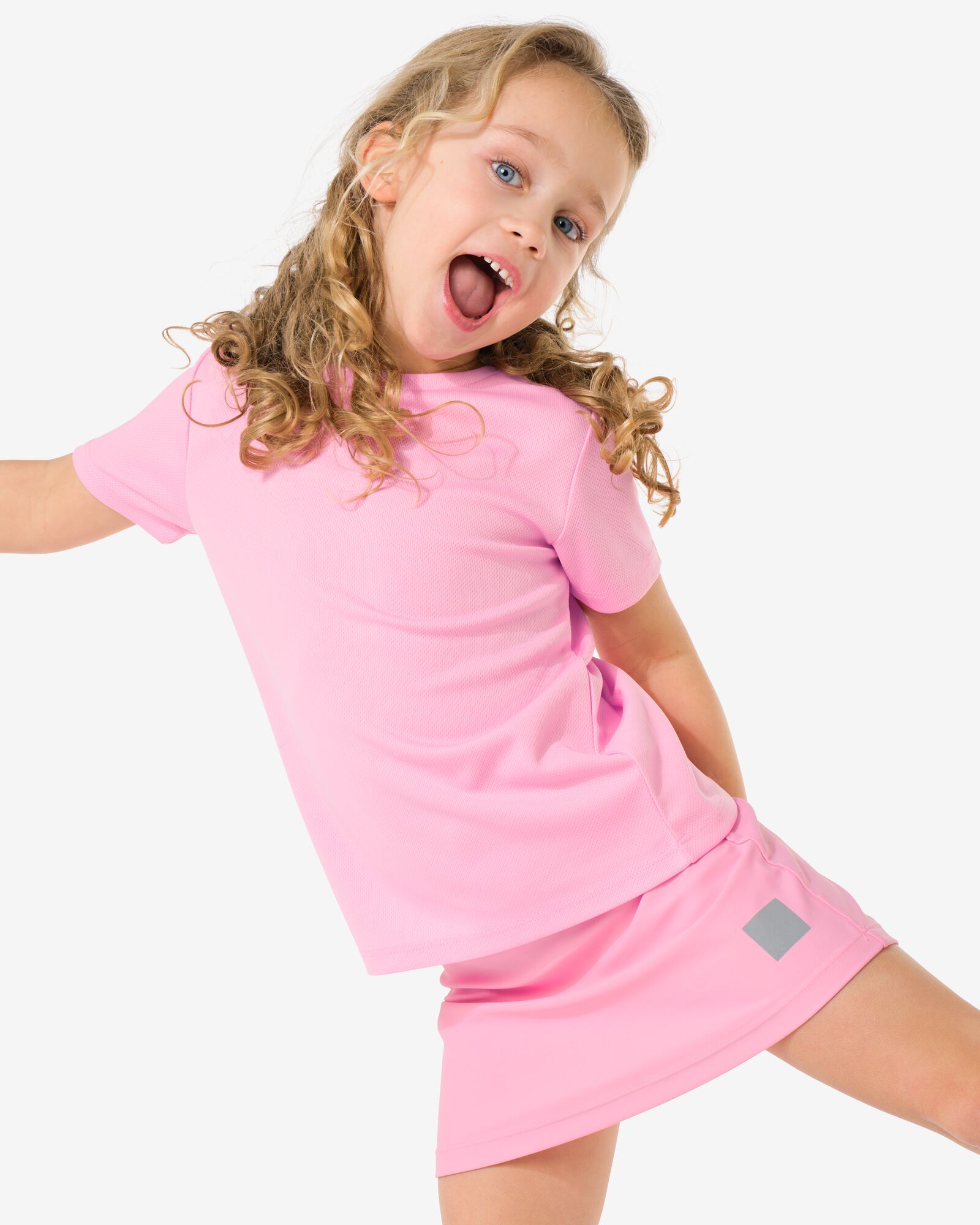 t-shirt de sport enfant rose rose - 30600061PINK - HEMA