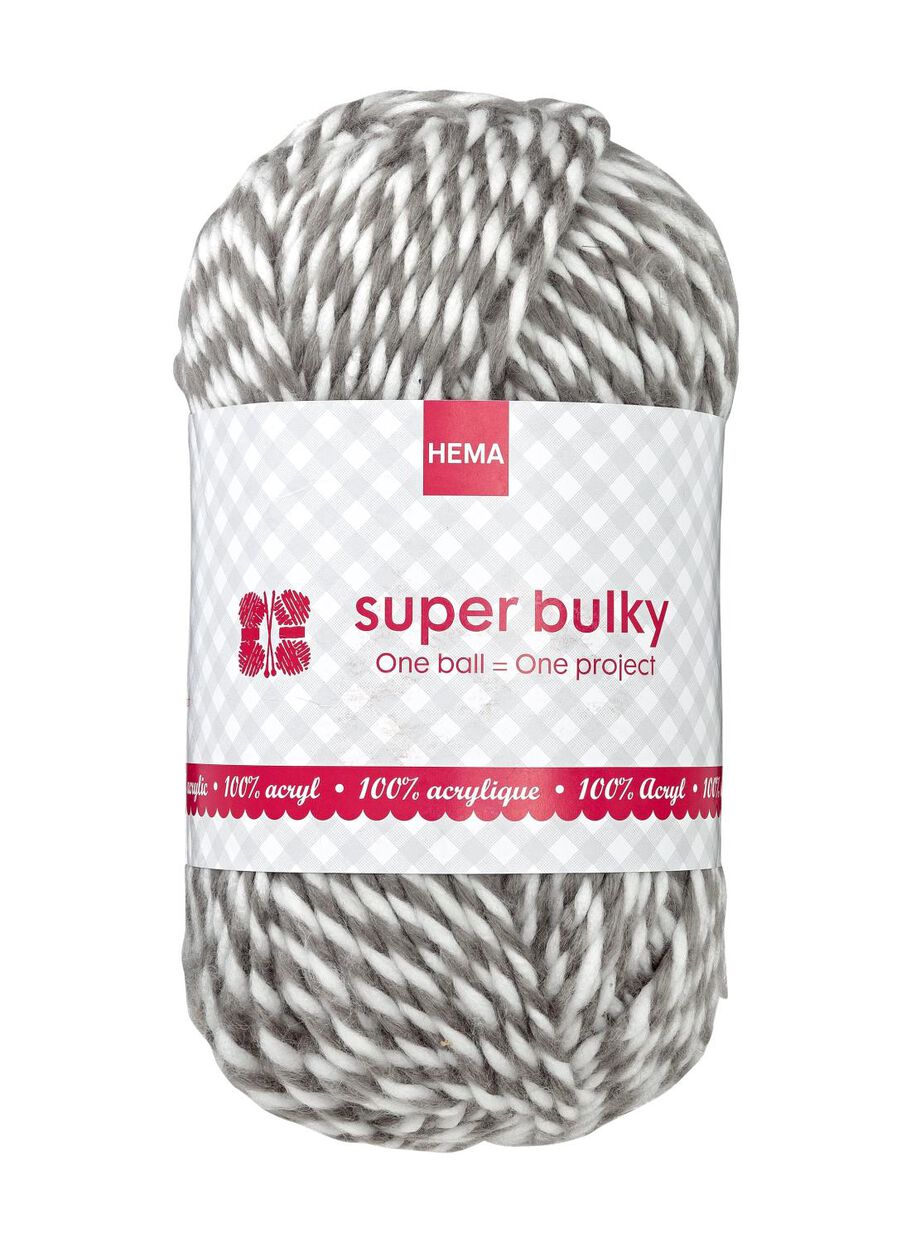 ik draag kleding NieuwZeeland Grammatica knitting wool super bulky - HEMA