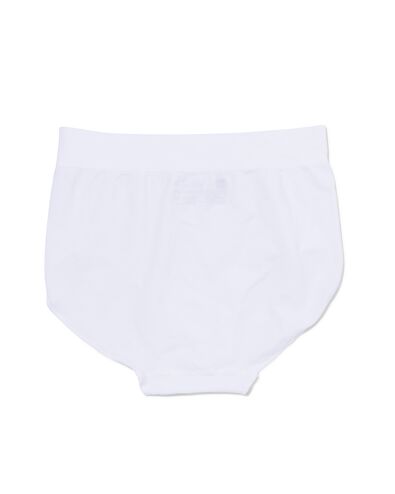 dames tailleslip naadloos micro wit wit - 1000002024 - HEMA