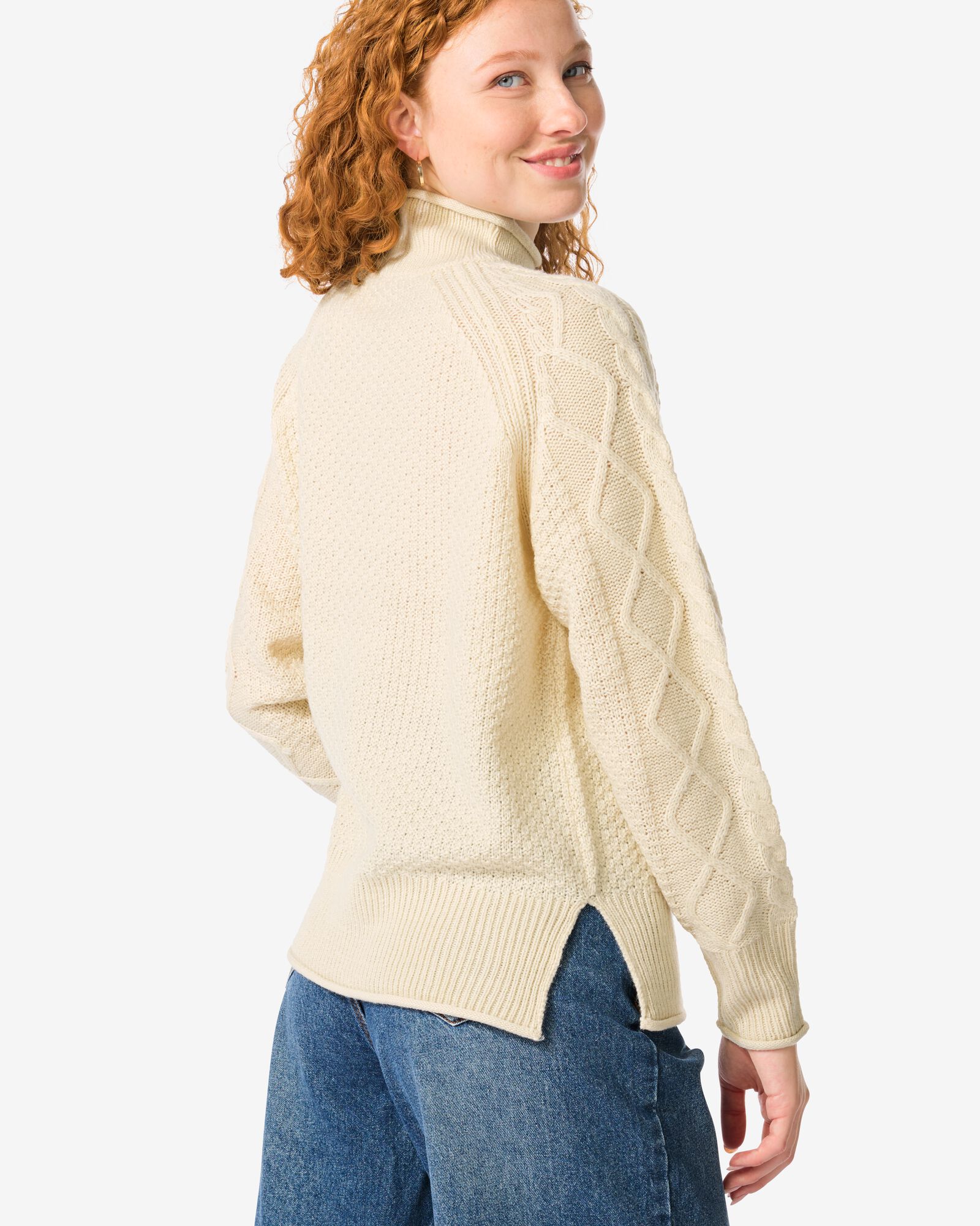 Damenpullover Zelda  eierschalenfarben eierschalenfarben - 36204480OFFWHITE - HEMA