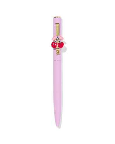 stylo &agrave; bille rechargeable encre bleue framboise/citron/pomme/cerise - 14440081 - HEMA