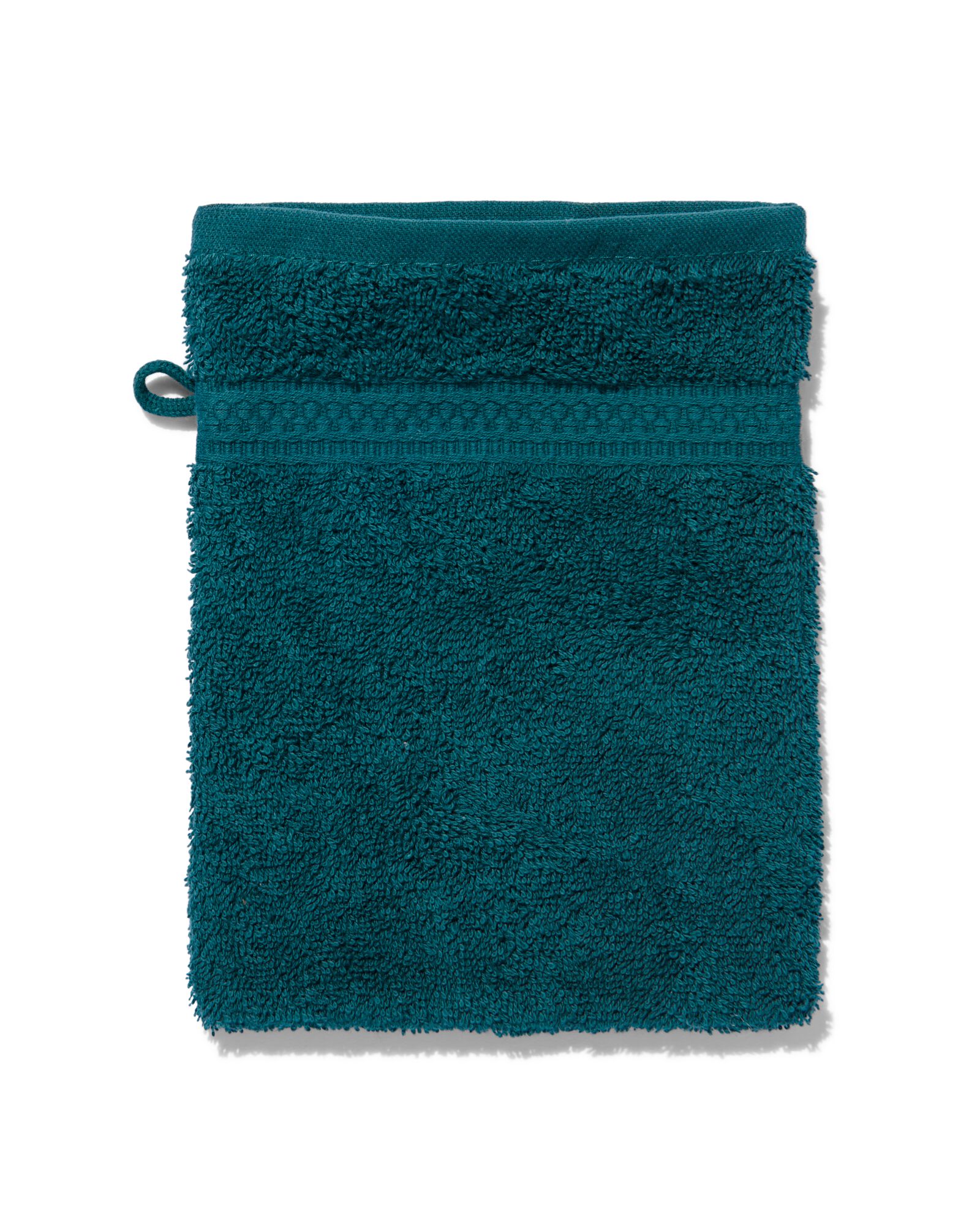 gant de toilette - qualit&eacute; &eacute;paisse - vert fonc&eacute; - 5220016 - HEMA