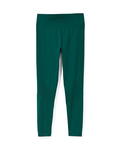 legging de sport femme sans coutures vert foncé XL - 36090176 - HEMA