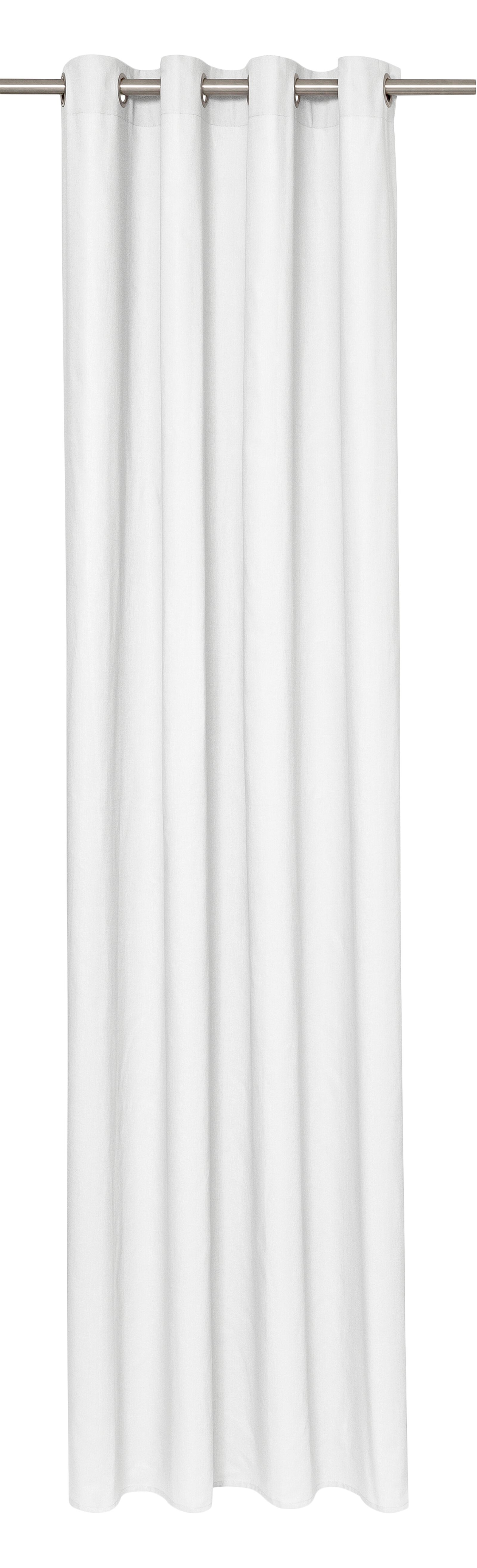 rideau pr&ecirc;t-&agrave;-poser avec anneaux blanc - 7632117 - HEMA