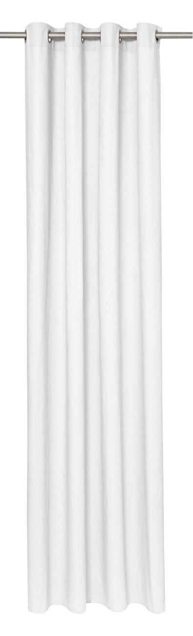 rideau pr&ecirc;t-&agrave;-poser avec anneaux blanc - 7632117 - HEMA