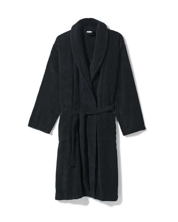 Herren-Bademantel, Baumwolle  dunkelgrau - 23680070DARKGREY - HEMA