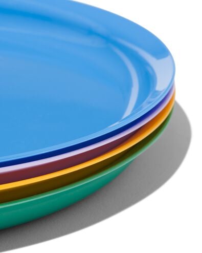 assiette &Oslash;23cm plastique - 4 pi&egrave;ces - 80660150 - HEMA