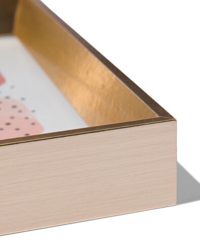 cadre photo A4 bois facettes dor&eacute;es A4 dor&eacute; - 13621071 - HEMA