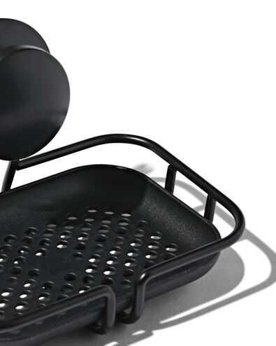 zeepbakje met zuignap zwart - 80300156 - HEMA