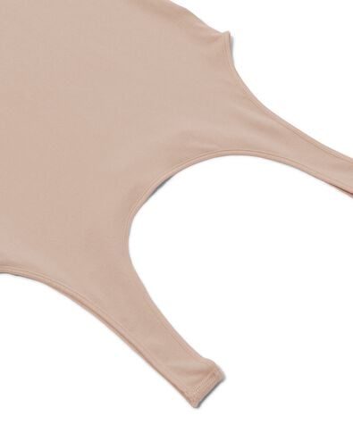 débardeur de grossesse sans coutures en micro beige beige - 1000030274 - HEMA