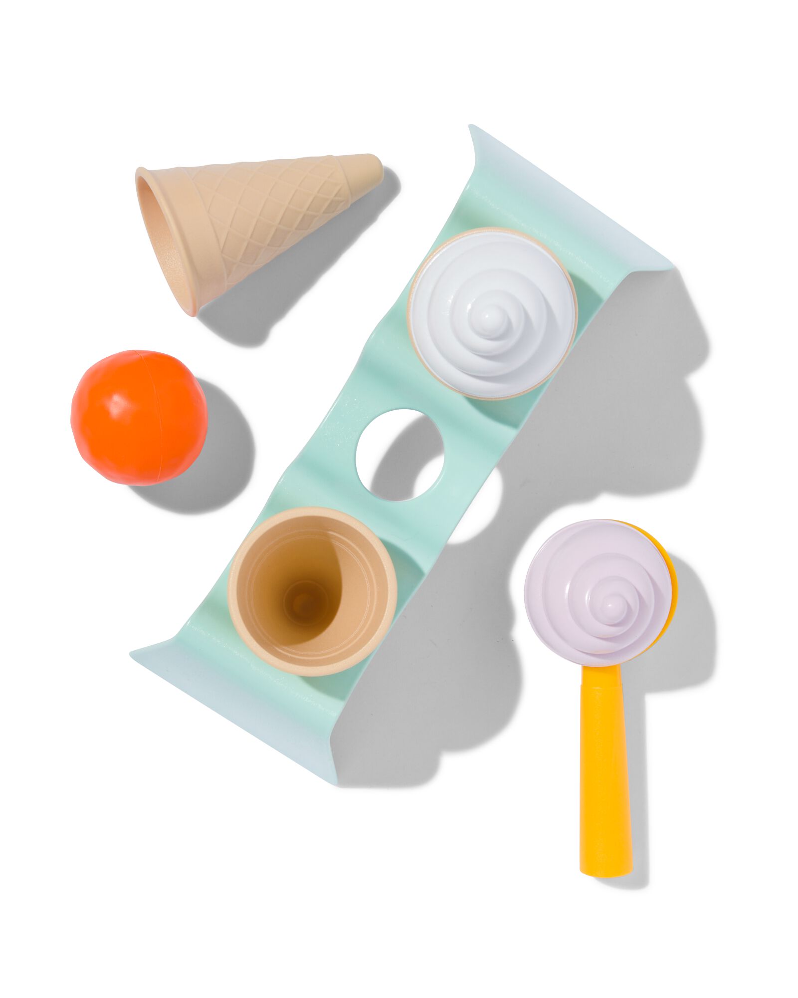 4 moules &agrave; sable pour glaces - bioplastique - 15170147 - HEMA