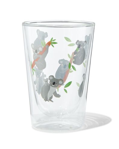 doppelwandiges Glas, Koala, 350 ml - 61150447 - HEMA