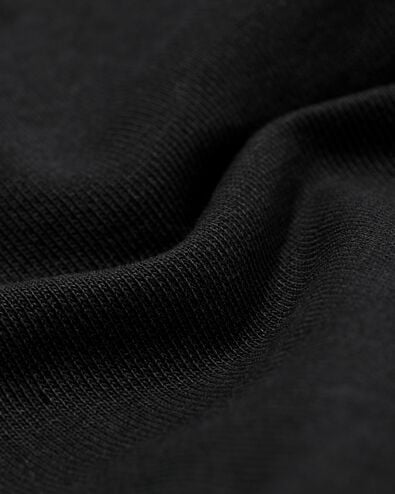 herenshort regular fit sweatstof zwart zwart - 2109850BLACK - HEMA