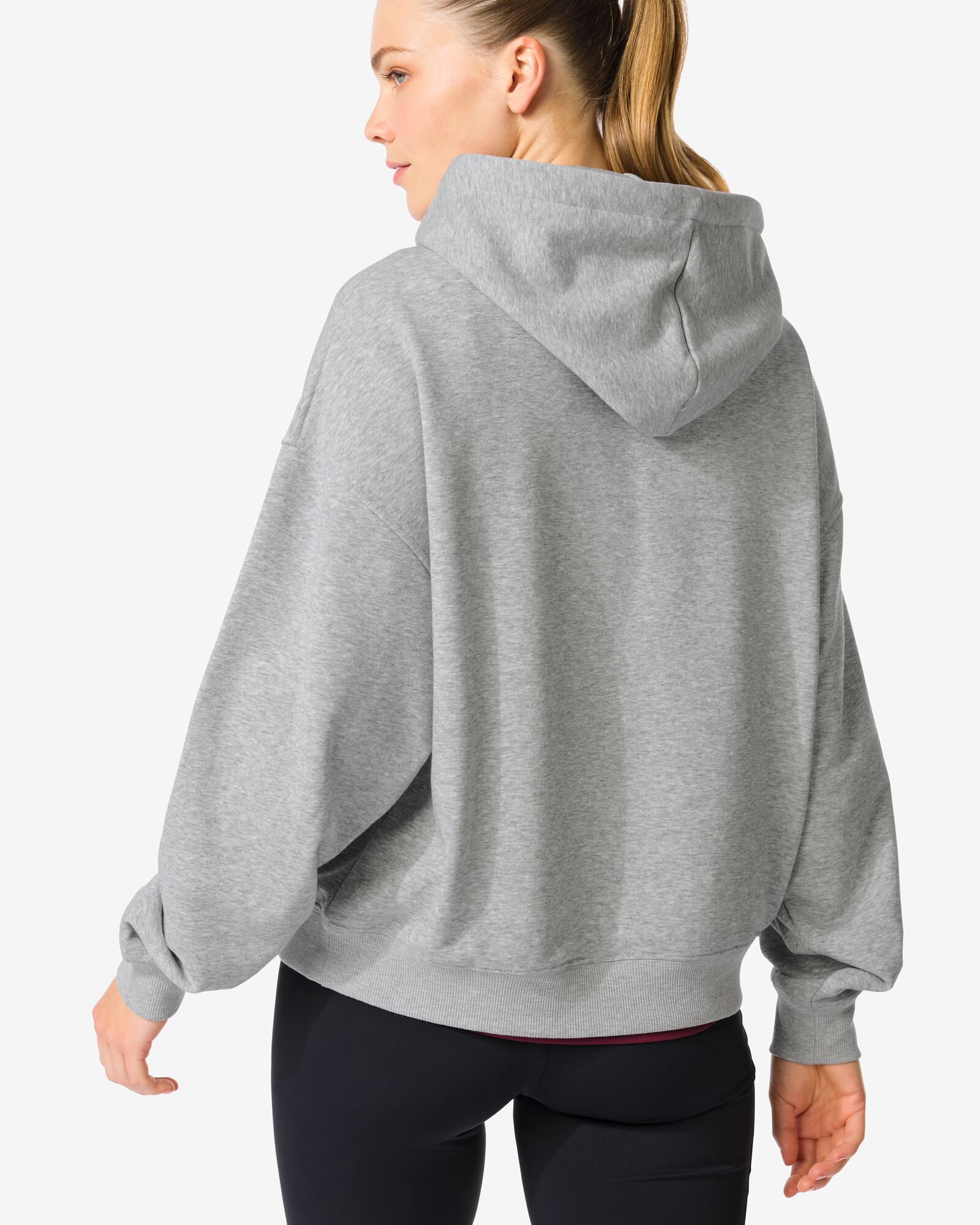 dameshoodie donkergrijs donkergrijs - 36000417DARKGREY - HEMA