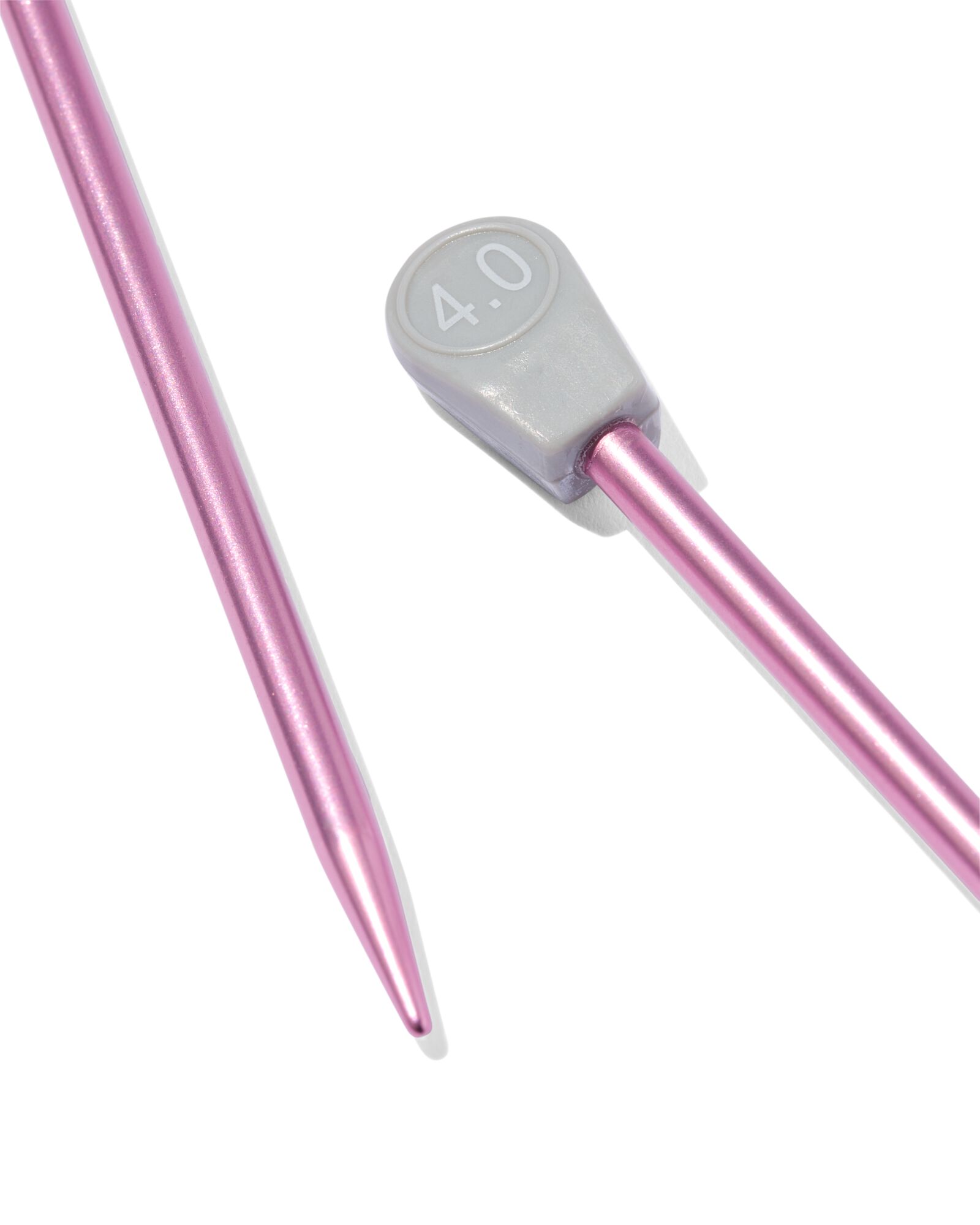 2 aiguilles &agrave; tricoter 4mm - 60760057 - HEMA