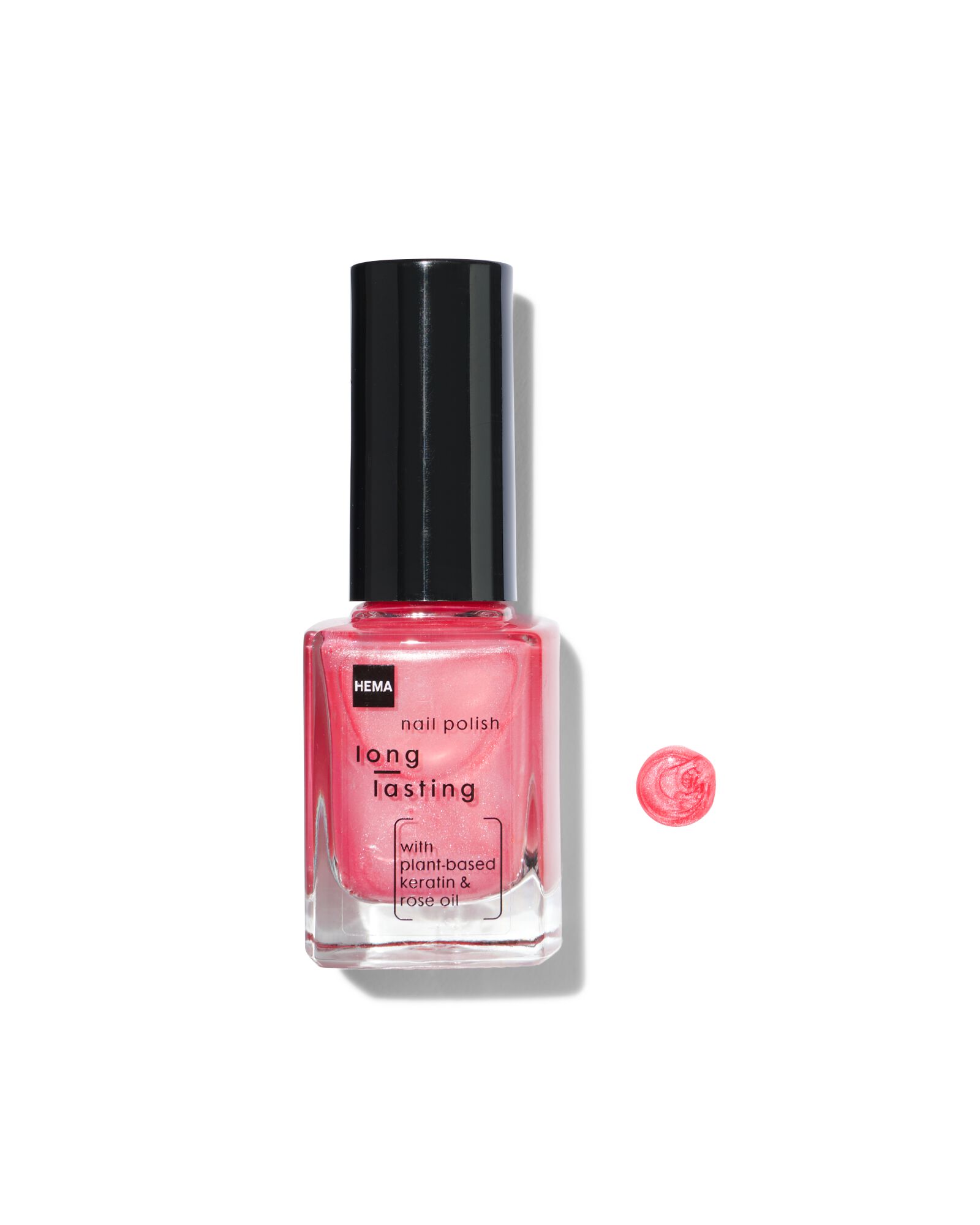 langhoudende nagellak 106 sparky blush - 11240906 - HEMA
