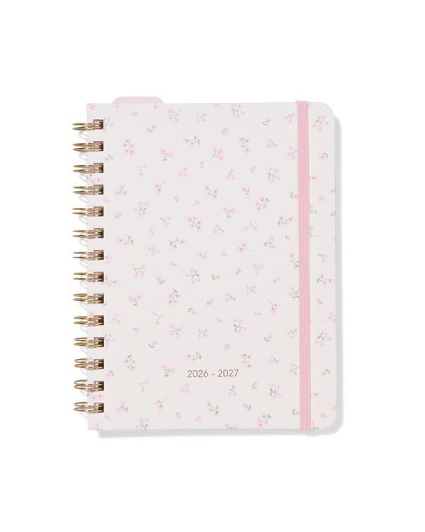 agenda scolaire 2026-2027 A5 fleurs - 14505651 - HEMA