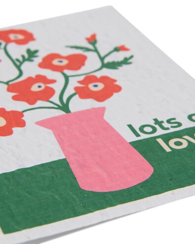 Grußkarte, Lots of Love, mit Blumensamen - 41860109 - HEMA