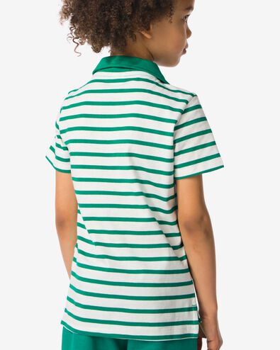 Kinder-Poloshirt, Streifen grün grün - 30784231GREEN - HEMA