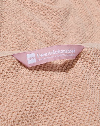 serviette de bain 2&egrave;me vie coton recycl&eacute; rose p&acirc;le rose p&acirc;le - 1000031878 - HEMA
