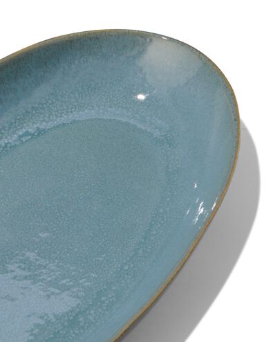Plat de présentation oval bleu - Petit Audrey par Pomax