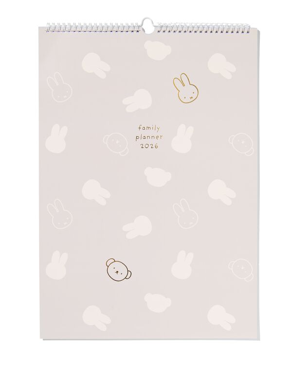 Miffy Familienplaner 2026, 50 x 35,3 cm  - 14500624 - HEMA