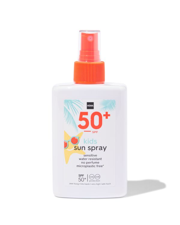 kinder zonnespray voor gevoelige huid SPF50 200ml - 11620018 - HEMA