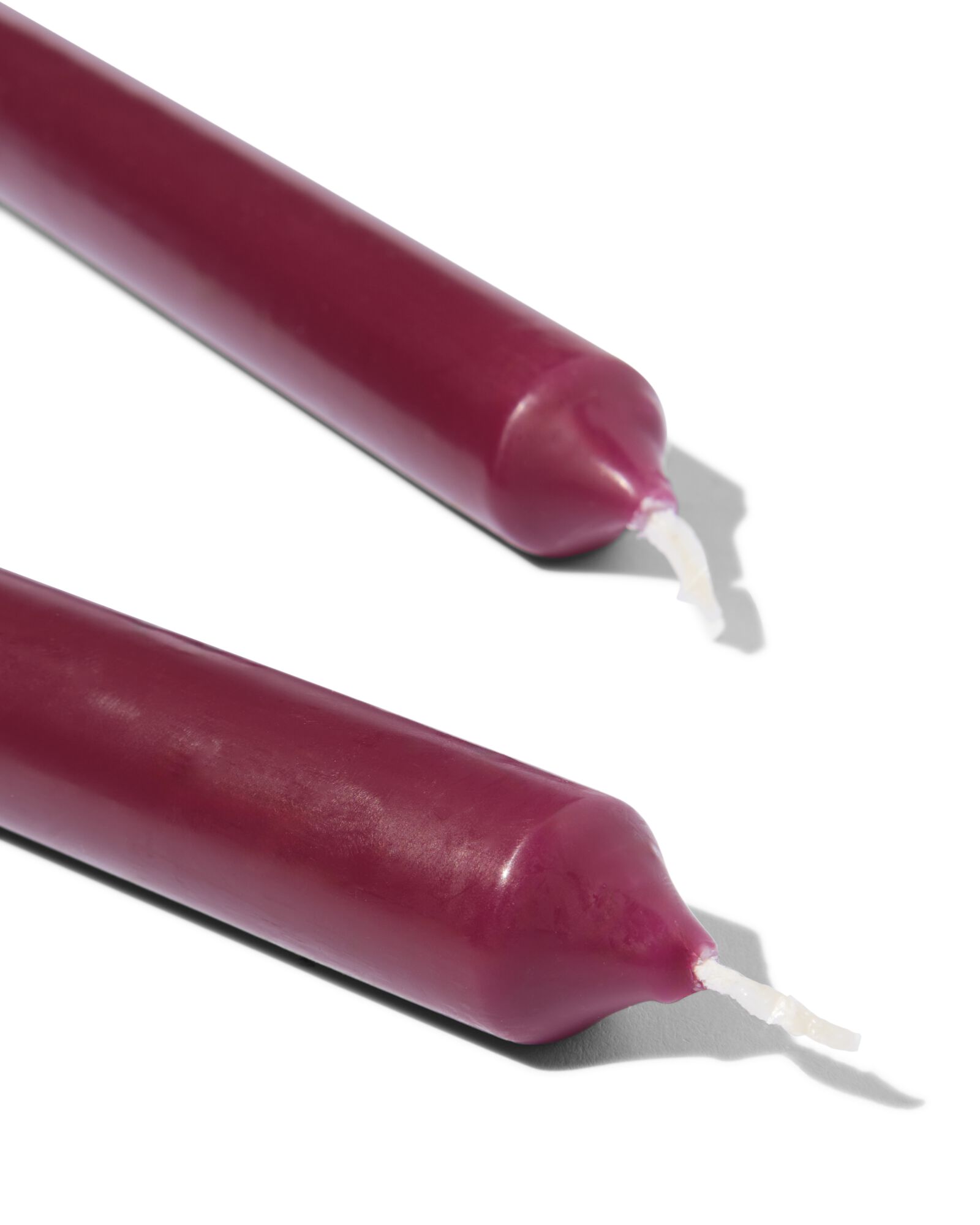 12 bougies longues &Oslash;2.2x29 rouge fonc&eacute;&nbsp; donkerrood 2,2 x 29 - 13503286 - HEMA