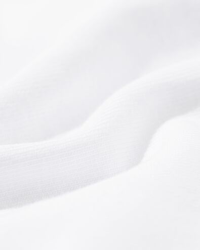 2 t-shirts enfant coton biologique blanc 110/116 - 30835762 - HEMA