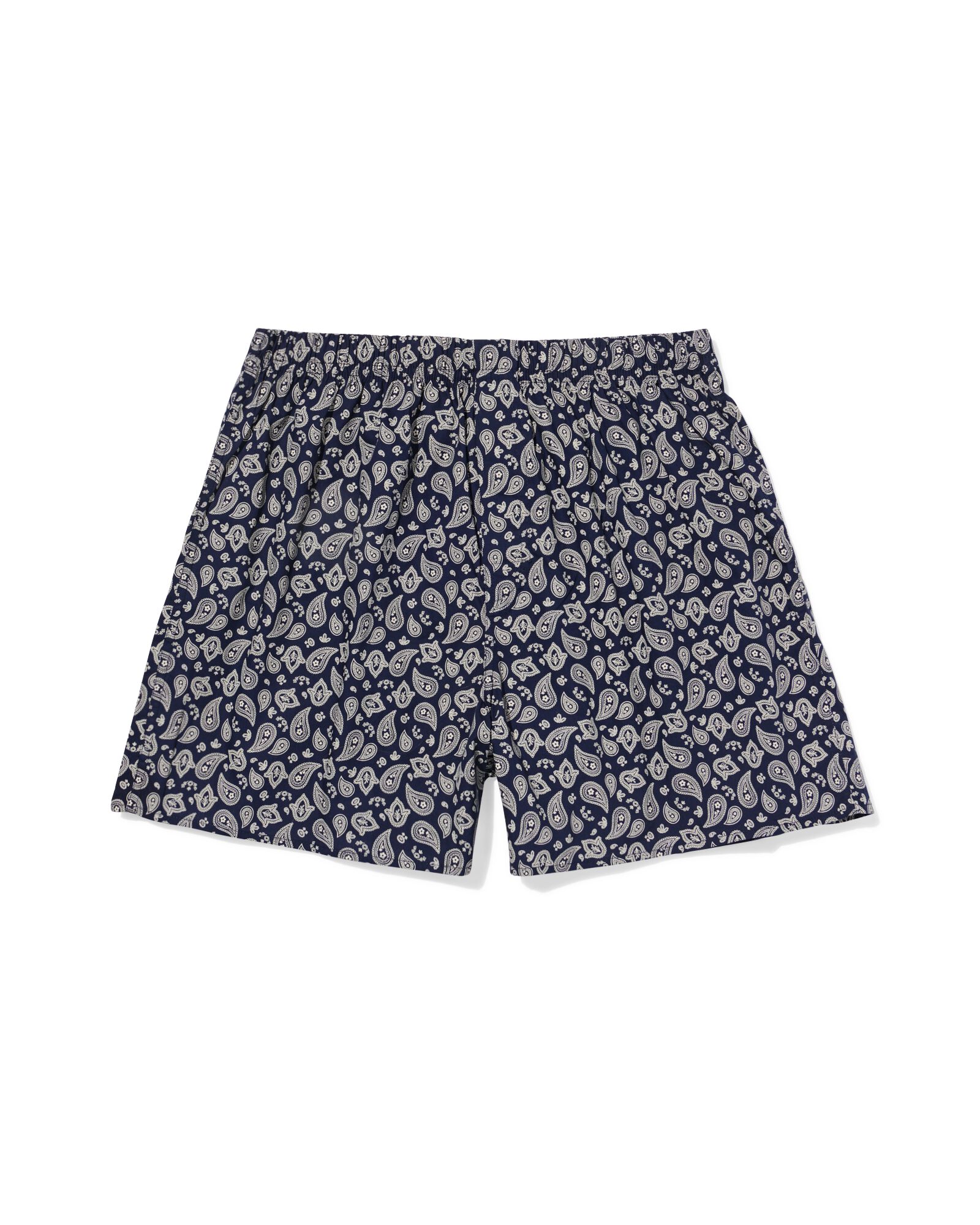 losse herenboxer paisley middenblauw middenblauw - 19190140MIDBLUE - HEMA