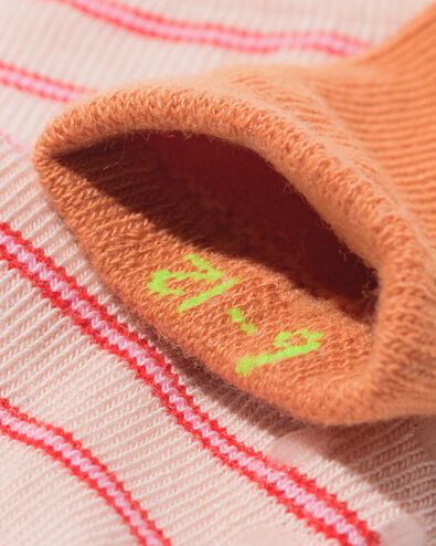 chaussettes b&eacute;b&eacute; fleurs - 5 paires vieux rose - 4731020OLDPINK - HEMA