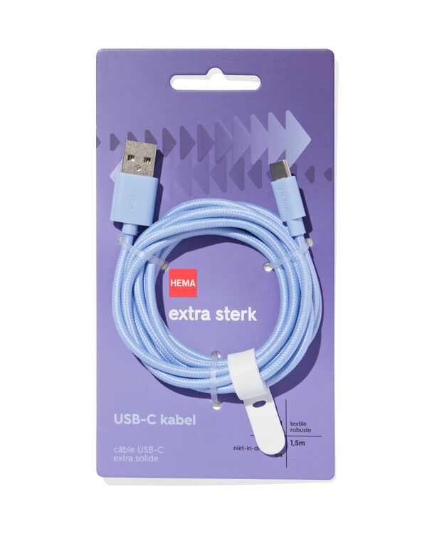 laadkabel USB naar USB-C 1.5m - 39680021 - HEMA