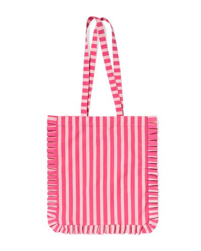 canvas tas strepen - 60102004 - HEMA