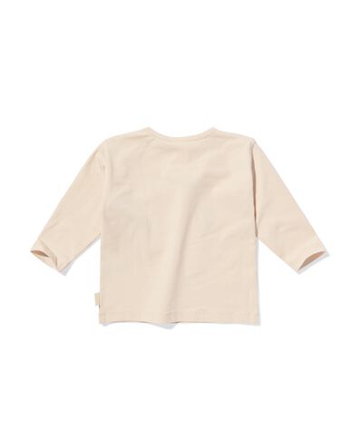 newborn T-shirt avocado ecru ecru - 33444620ECRU - HEMA