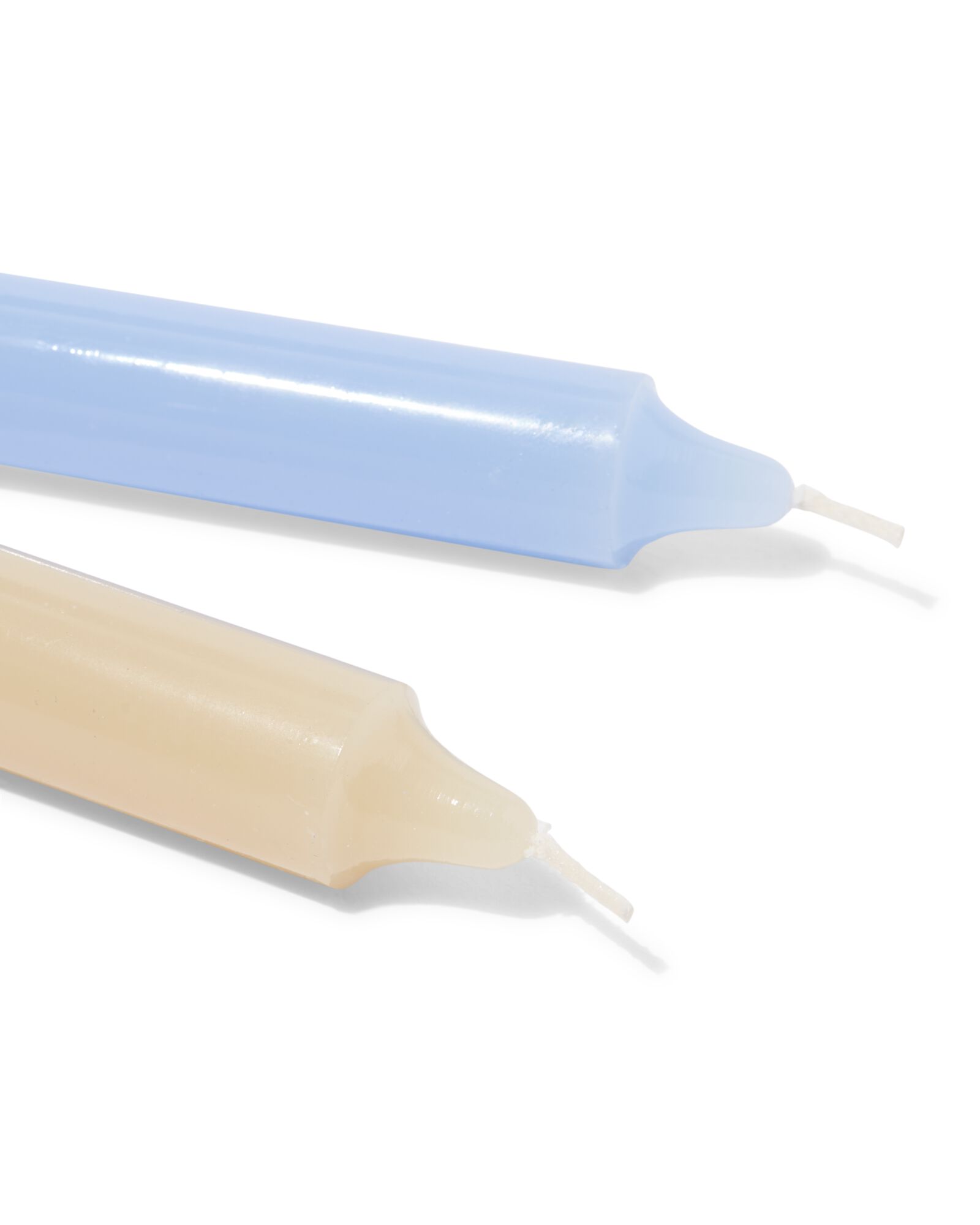 huishoudkaarsen 16x⌀2.2cm blauw - 4 stuks - 13506142 - HEMA