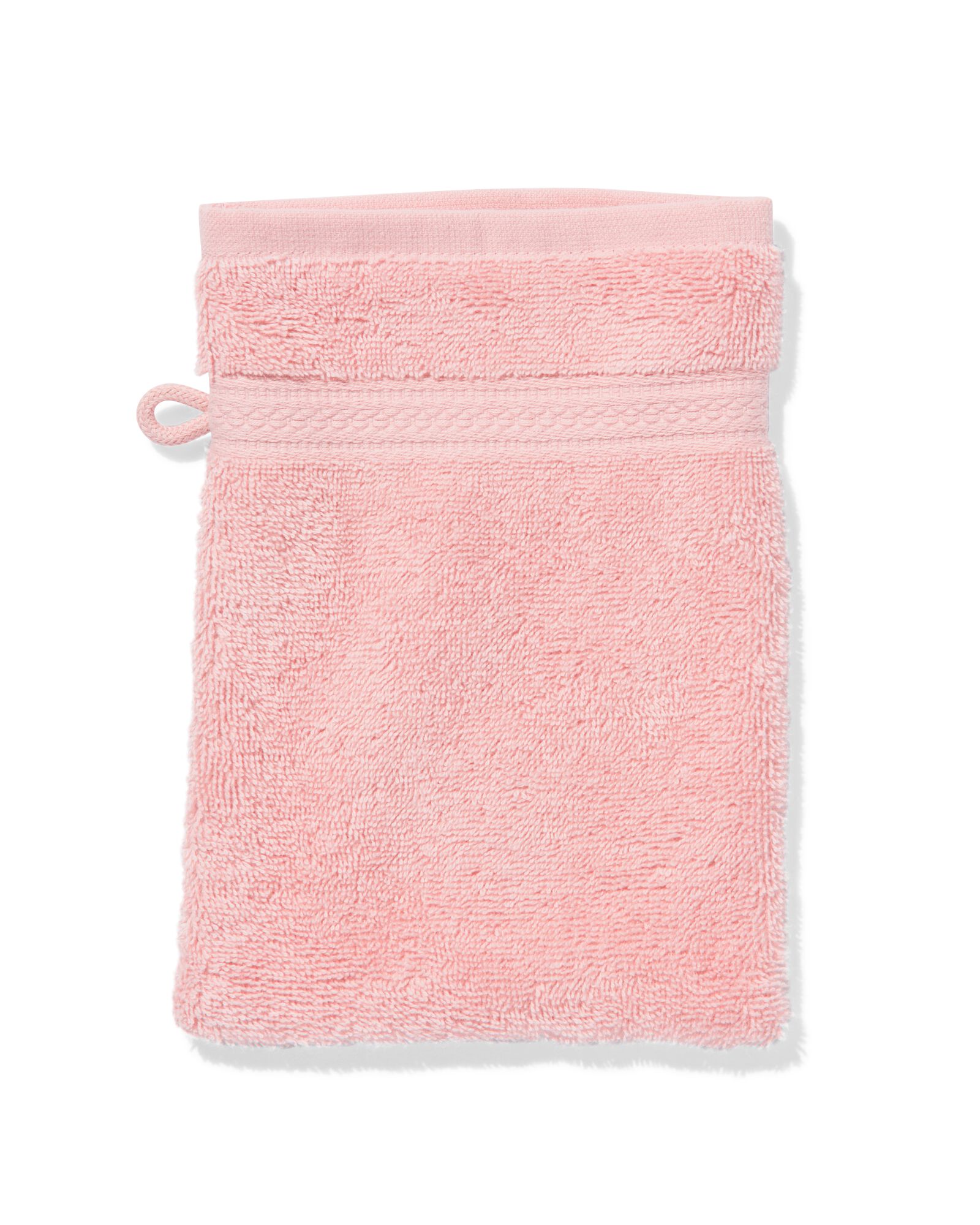 gant de toilette 16x21cm qualit&eacute; &eacute;paisse rose p&acirc;le - 5282850 - HEMA