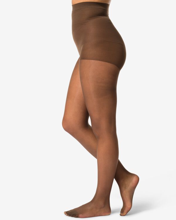 panty anti-ladder 20denier bruin bruin - 4060125BROWN - HEMA