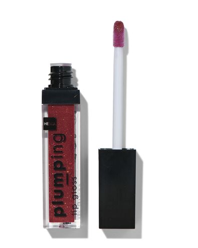 plumping lipgloss rouge foncé - 11230254 - HEMA