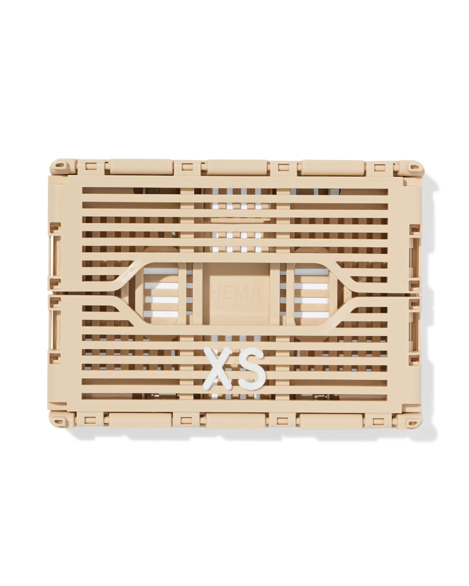 caisse pliable à lettres recyclée XS beige beige XS  13 x 18 x 8 - 39800025 - HEMA