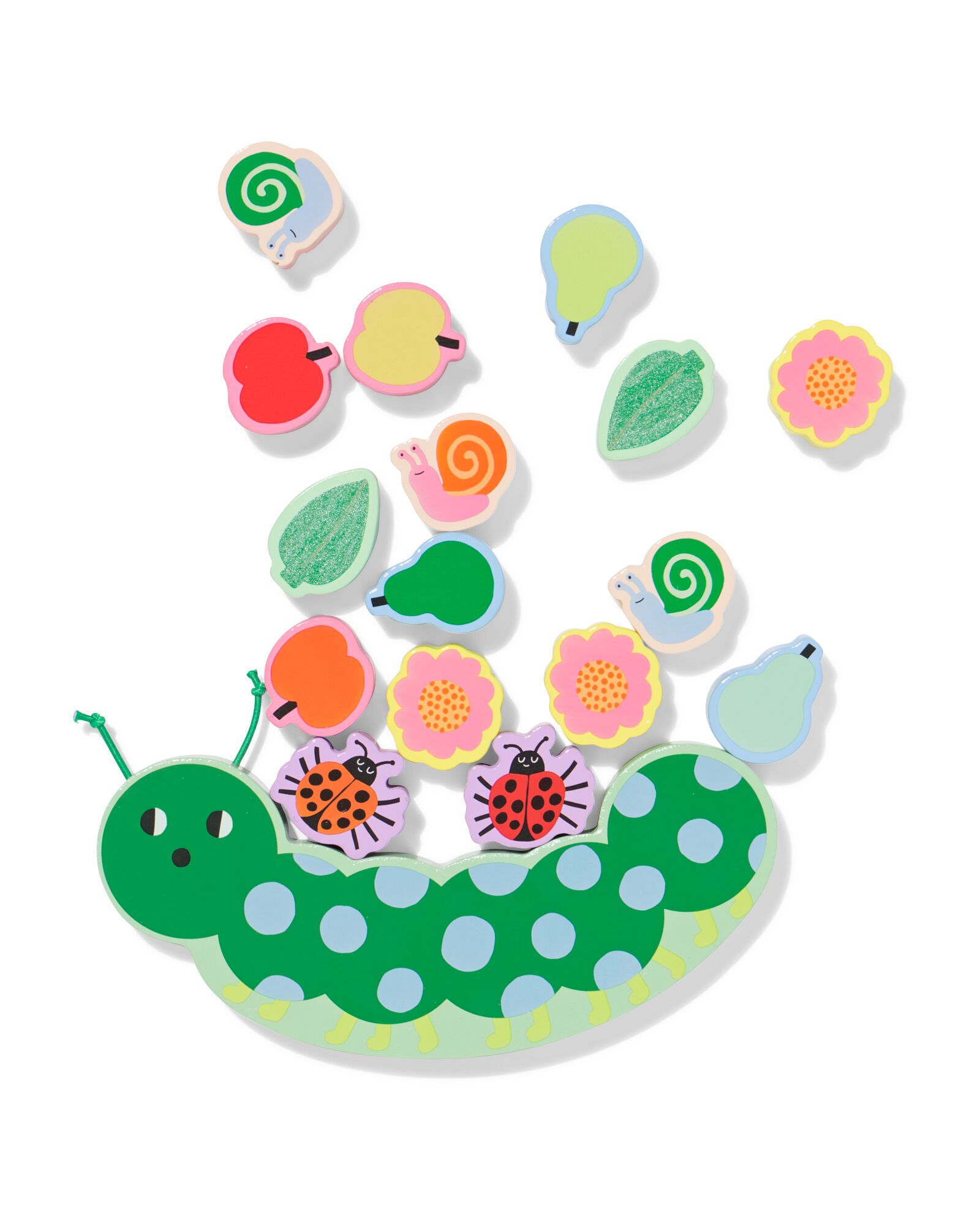 chenille d'&eacute;quilibre 19,5x2,5x19,5cm bois - 15100203 - HEMA