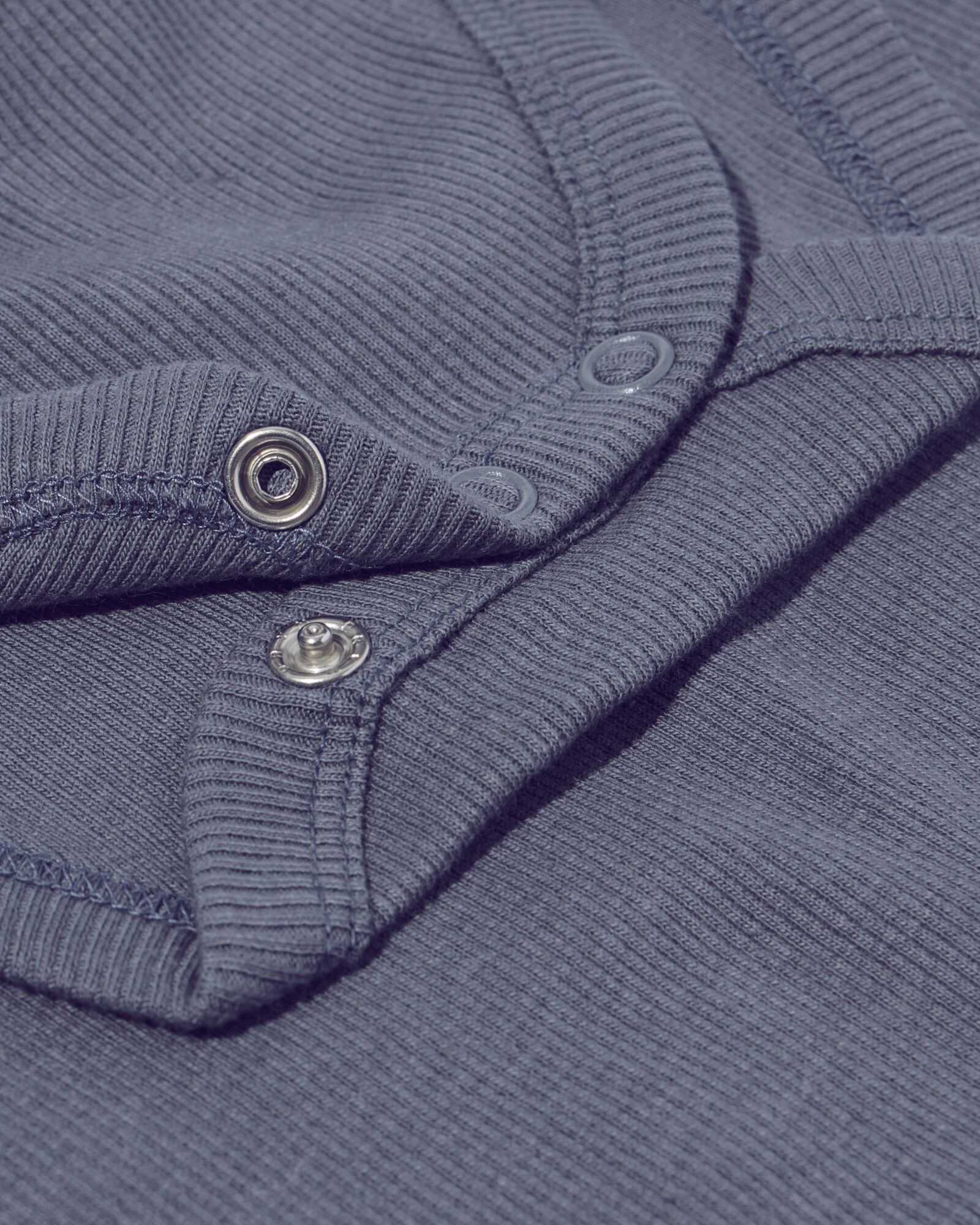 Bodys aus Ripp-Baumwolle mit Stretch – 3 Stück blau - 33307640BLUE - HEMA