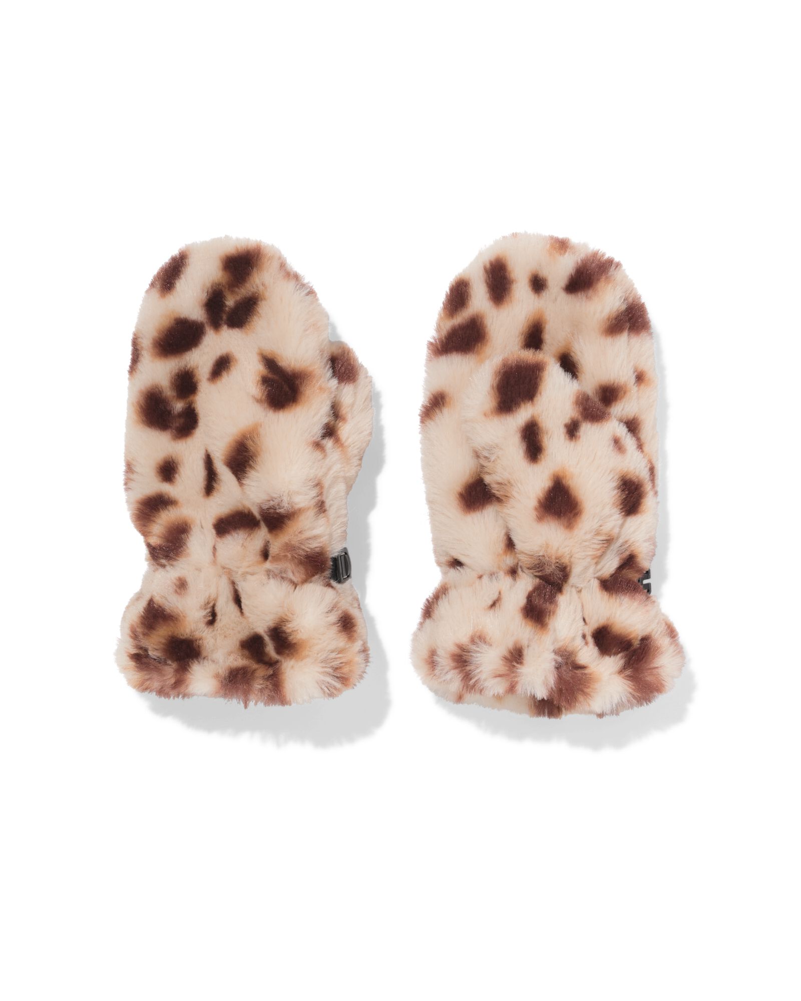 kinderwanten nepbont luipaard bruin bruin - 16700195BROWN - HEMA